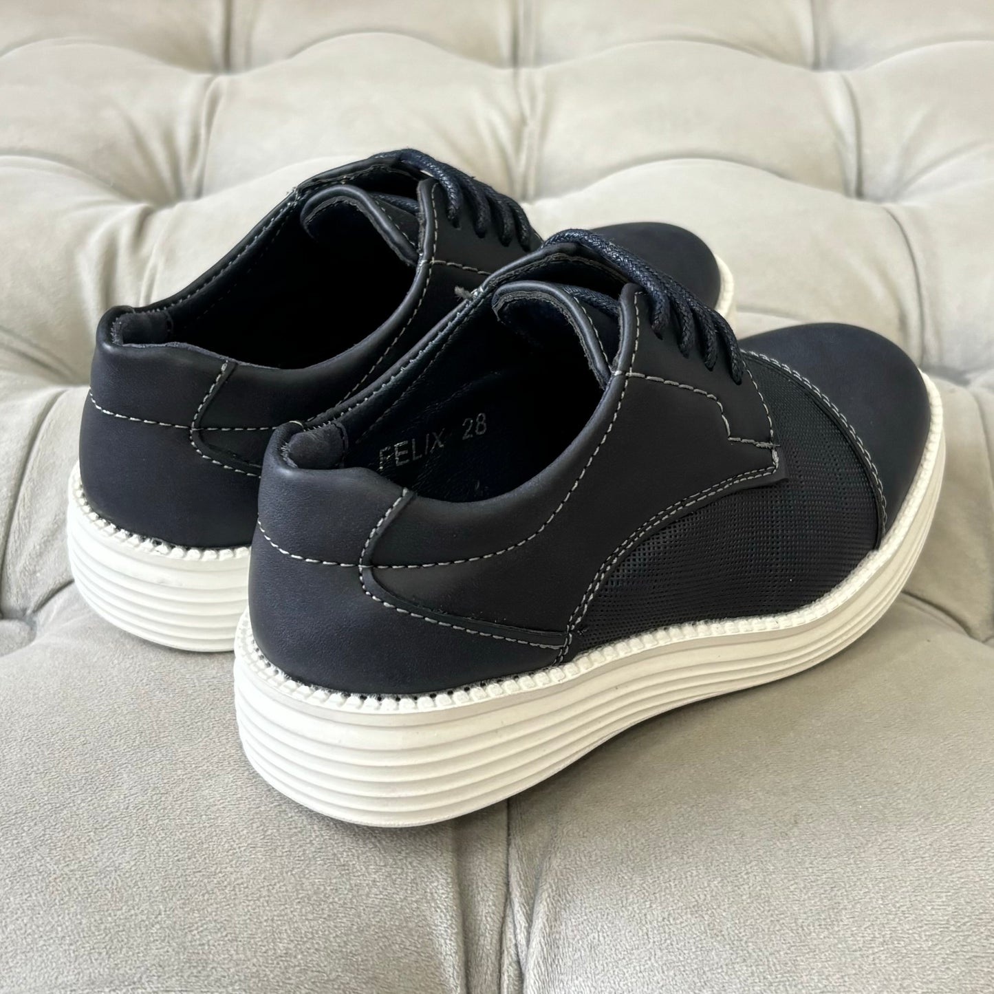 Boys “Felix” Navy Smart Trainers