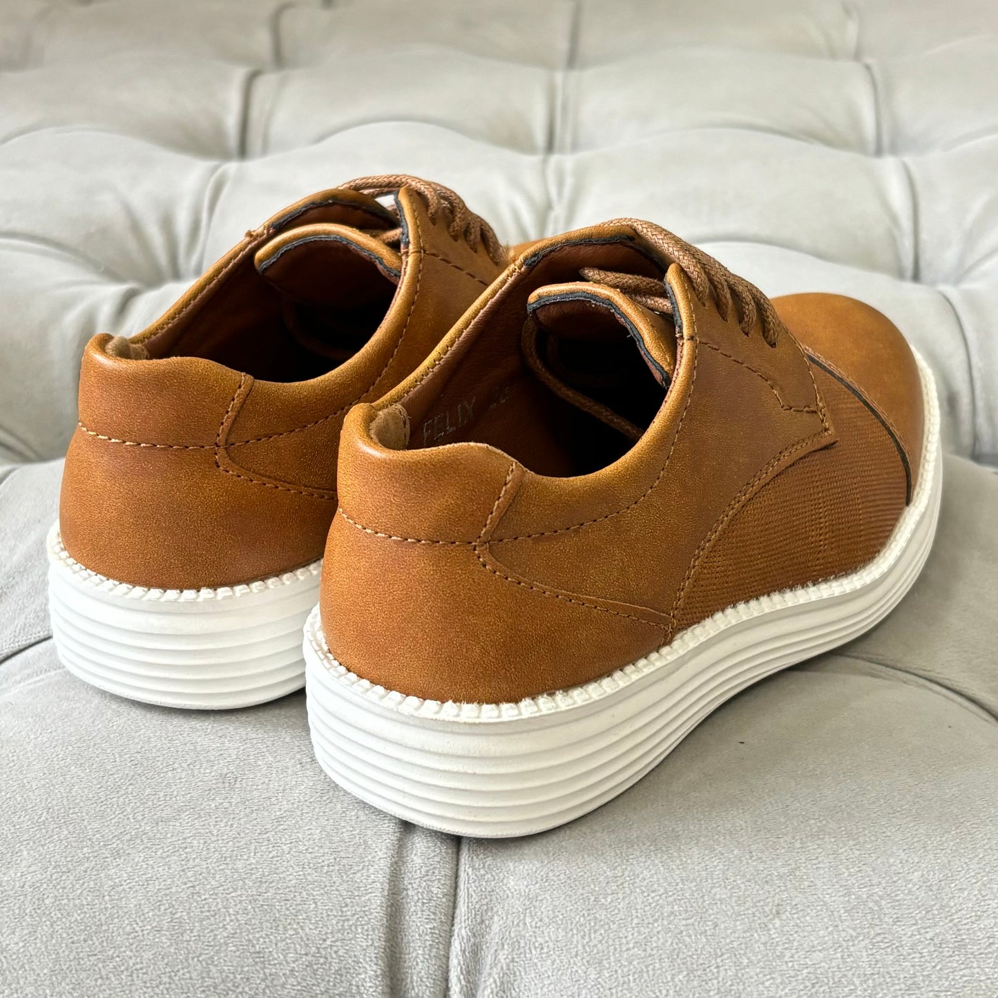 Boys “Felix” Tan Smart Trainers