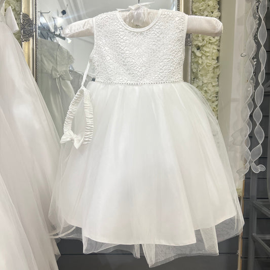 Girls “Rose” Ivory Occasion Dress