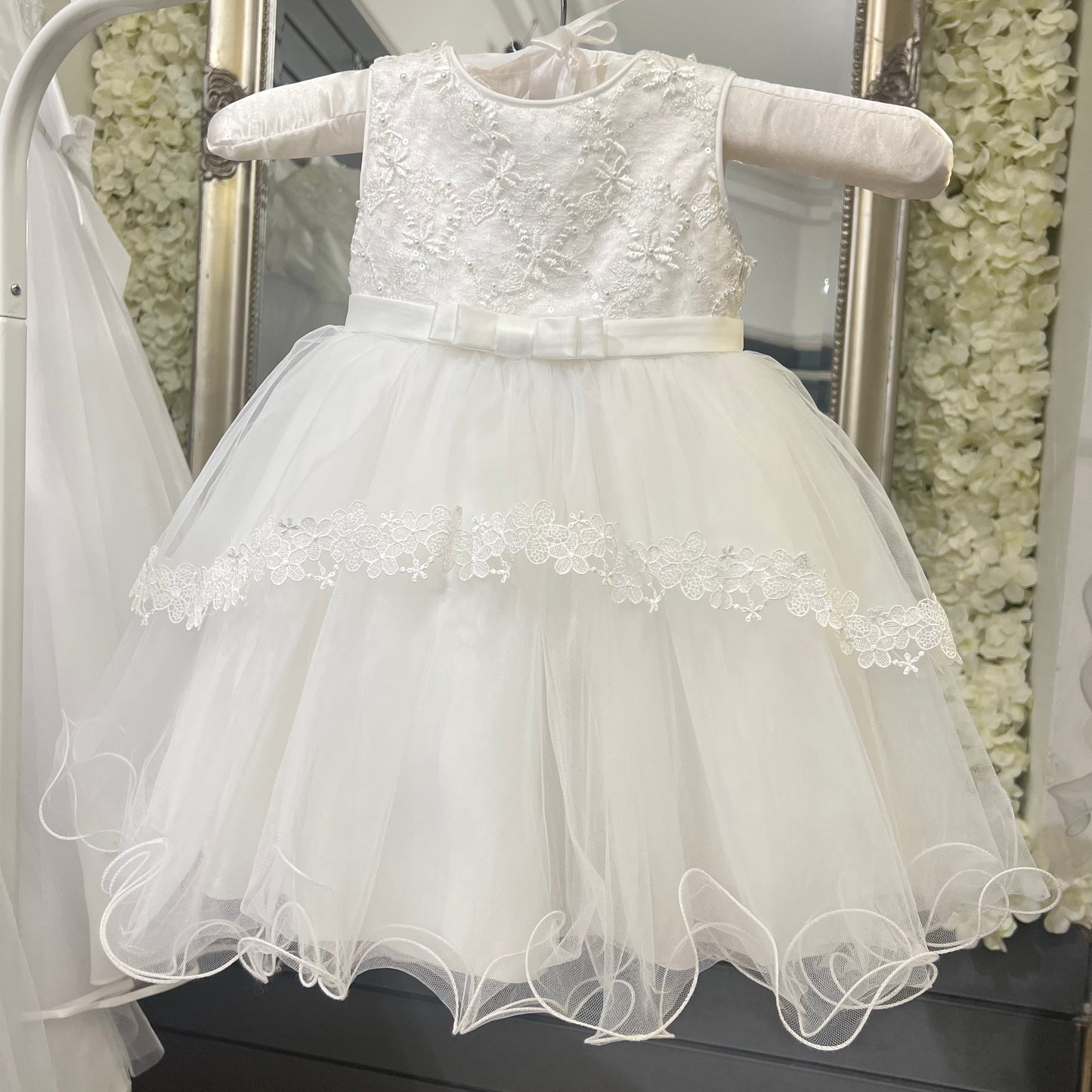 Girls “Hazel” Ivory Occasion Dress