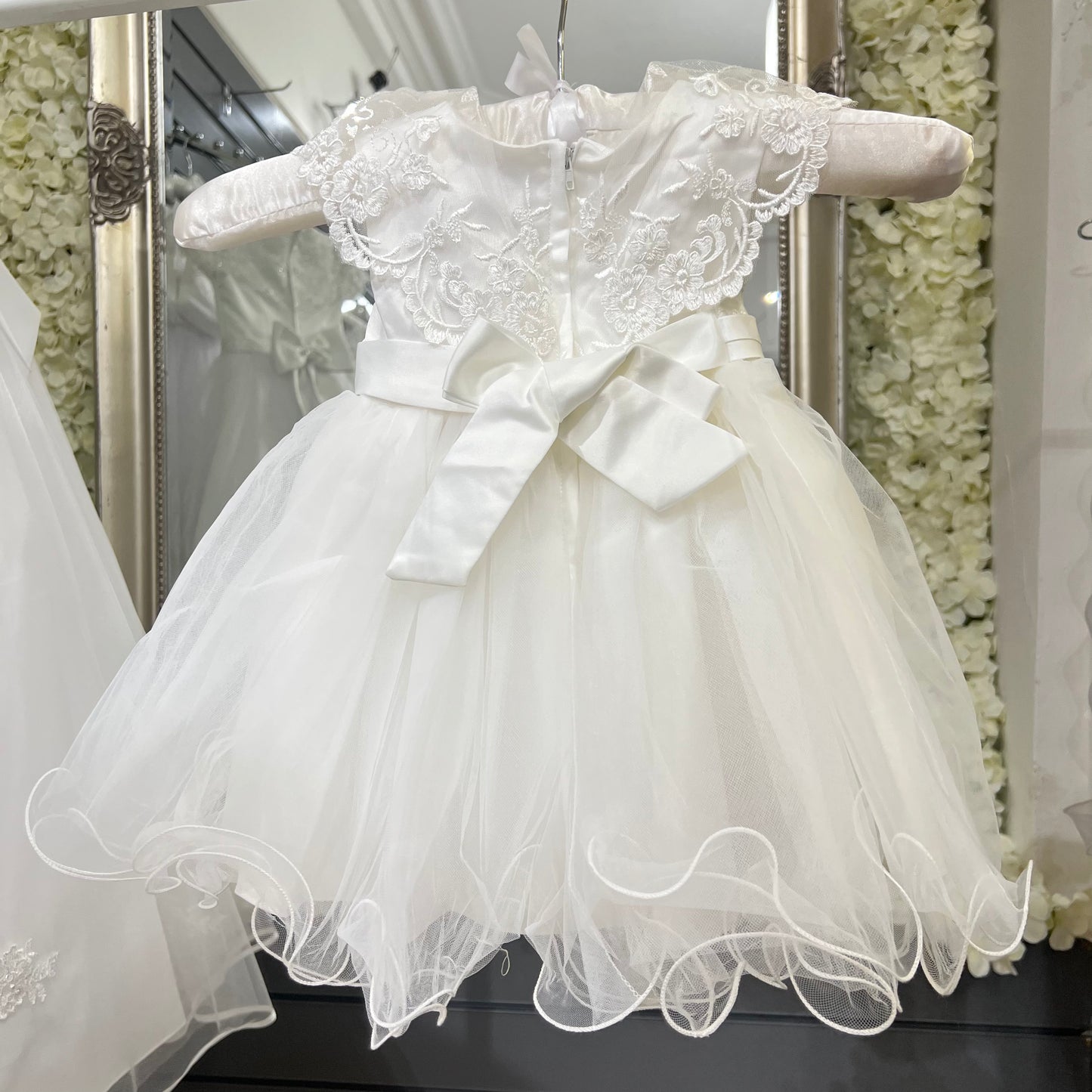 Girls “Fay” Ivory Occasion Dress
