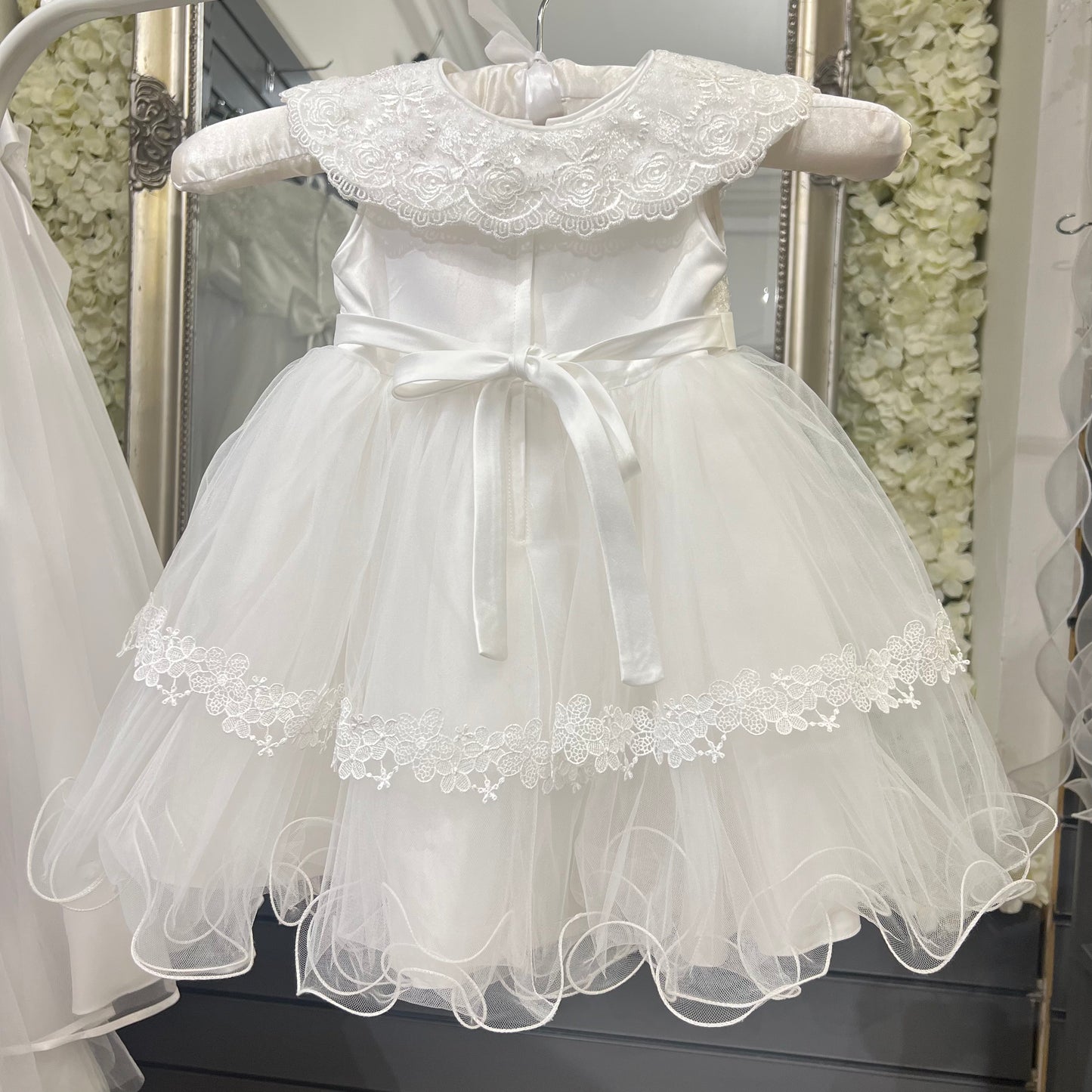 Girls “Hazel” Ivory Occasion Dress