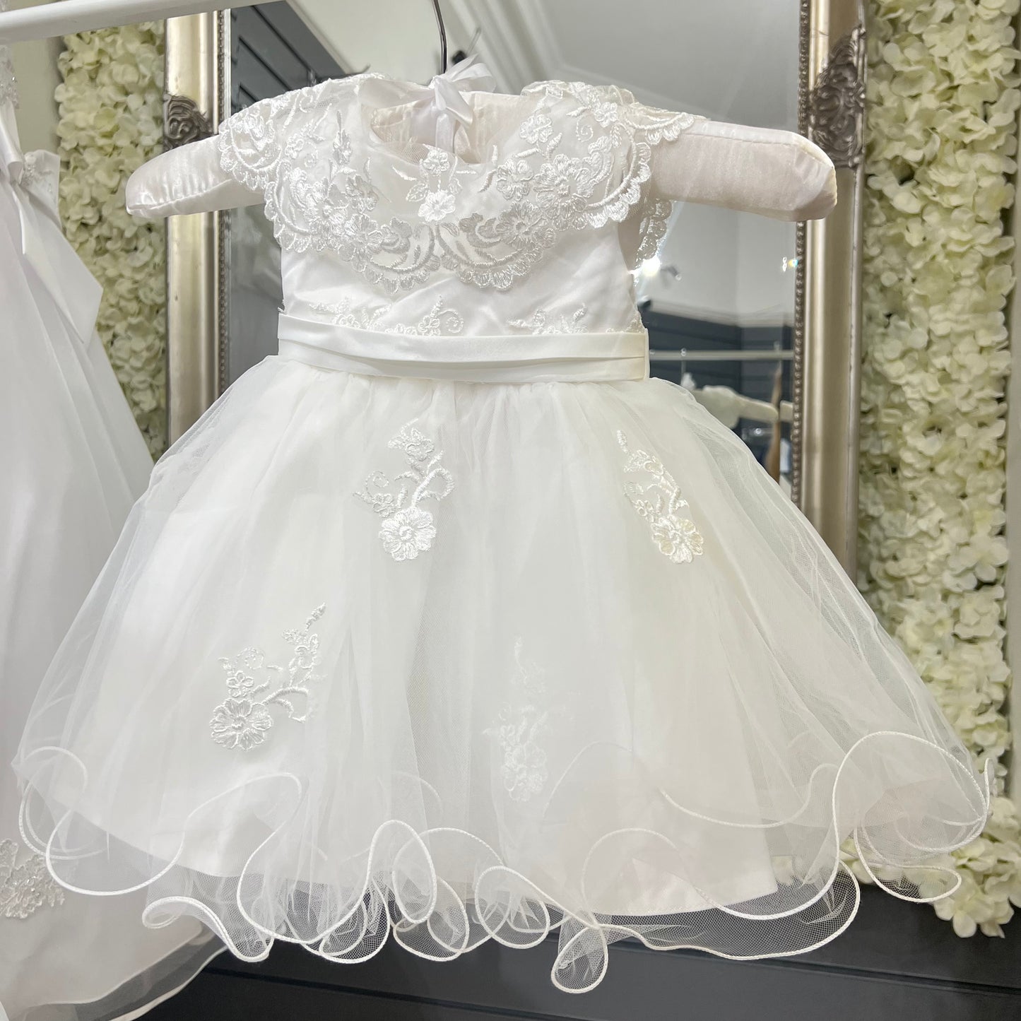 Girls “Fay” Ivory Occasion Dress