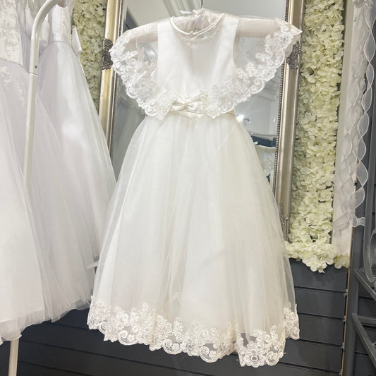 Girls “Claire” Ivory Occasion Dress