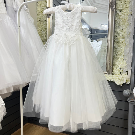 Girls “Lynn” Ivory Occasion Dress