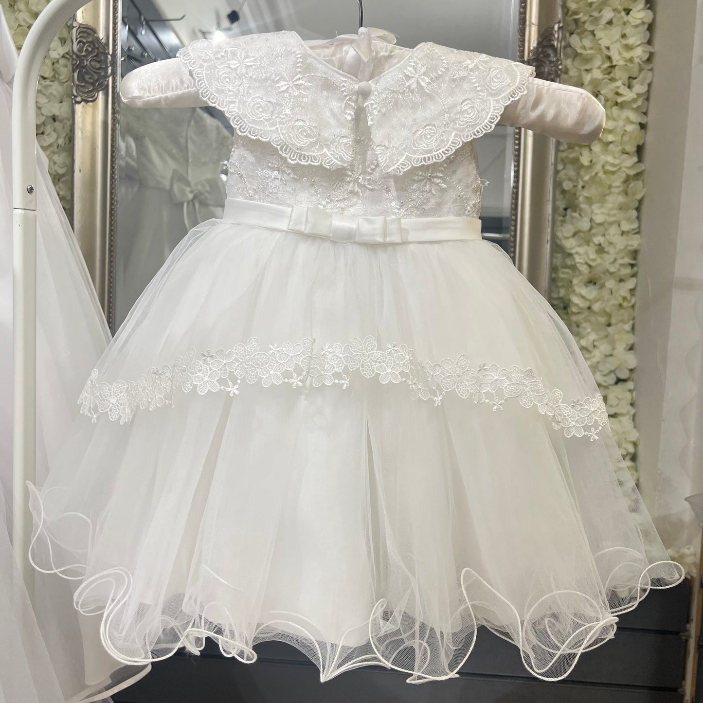 Girls “Hazel” Ivory Occasion Dress