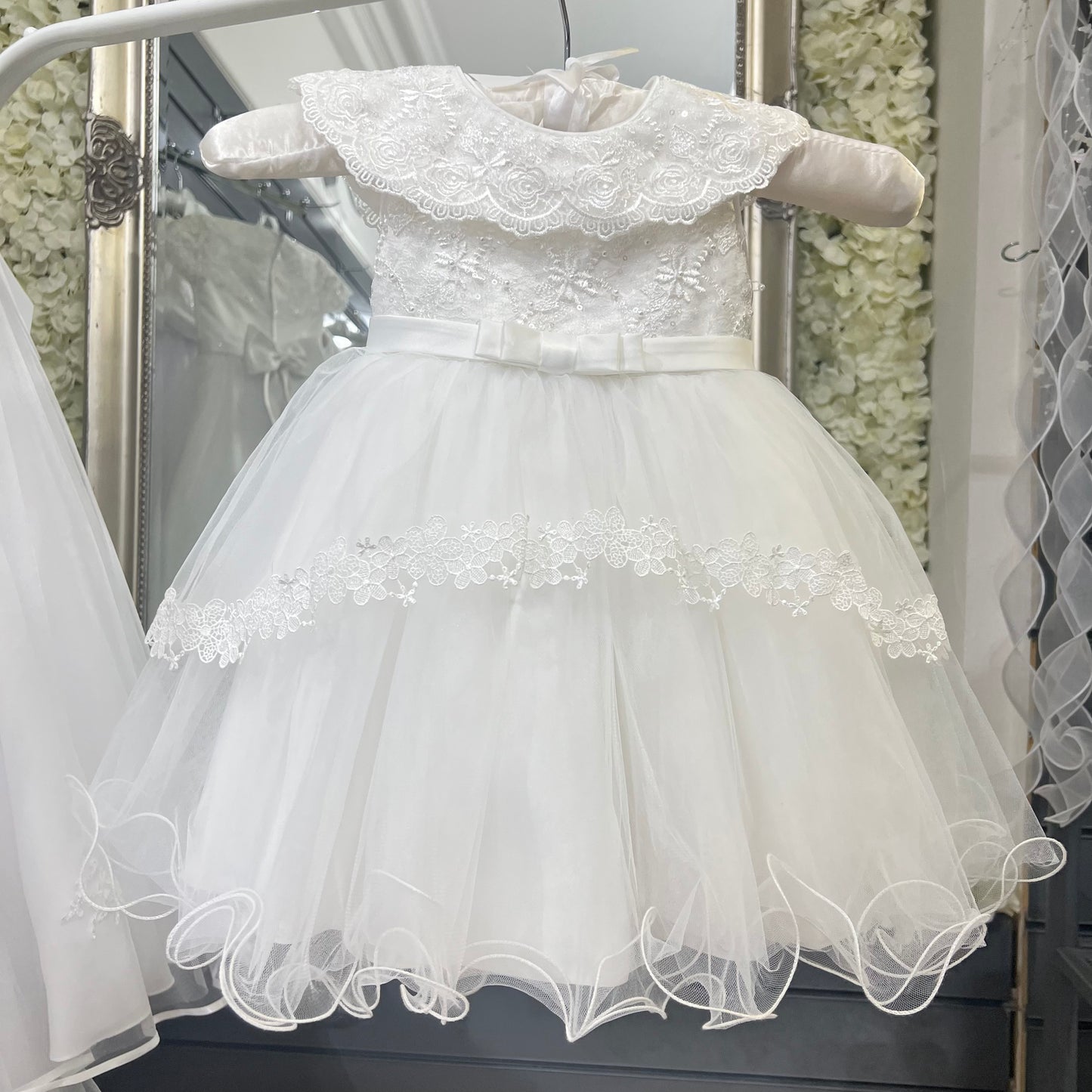 Girls “Hazel” Ivory Occasion Dress