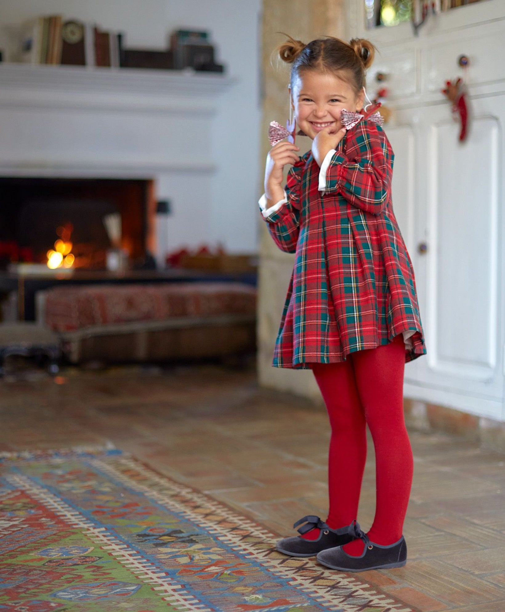 Girls hotsell tartan tights